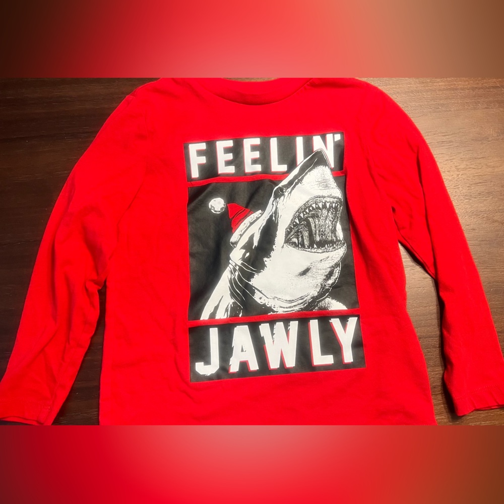 Feelin Jawly Old Navy Holiday boys shirt